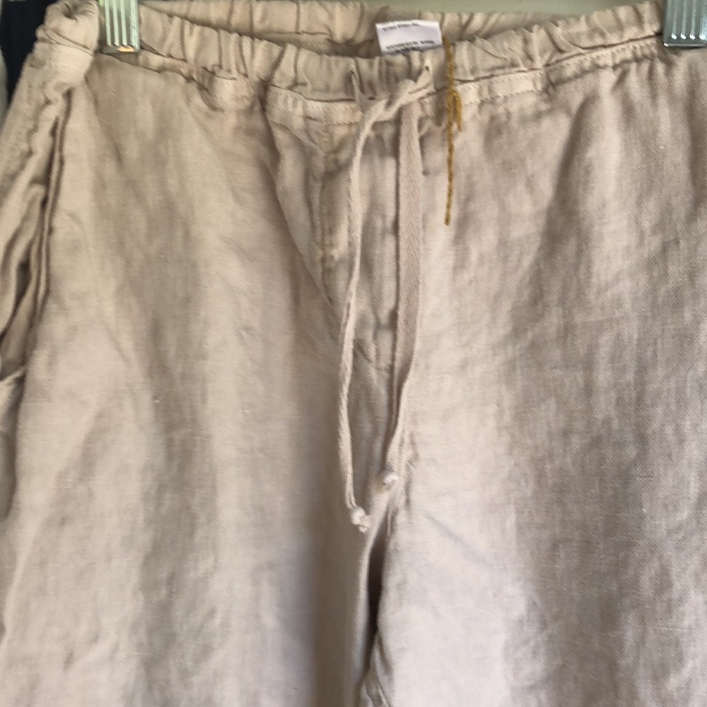 CP Shades Linen Hampton Pant M- "Cashew"